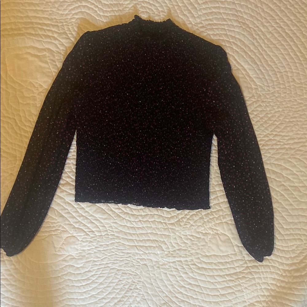 Wild Fable Black Long Sleeve Top
Size Large